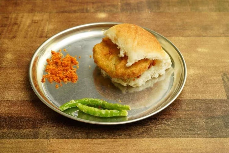 Traditional Maharashtrian snacks at Joshi Wadewale Pune